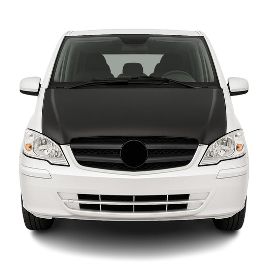 Haubenbra Bonnet Bra Steinschlagschutz für Mercedes Vito W639 2003-2014 Schwarz