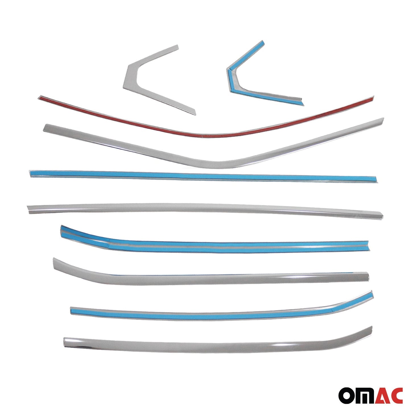 Fensterleisten Zierleisten für Nissan Juke 2021-2025 Edelstahl Chrom 10tlg