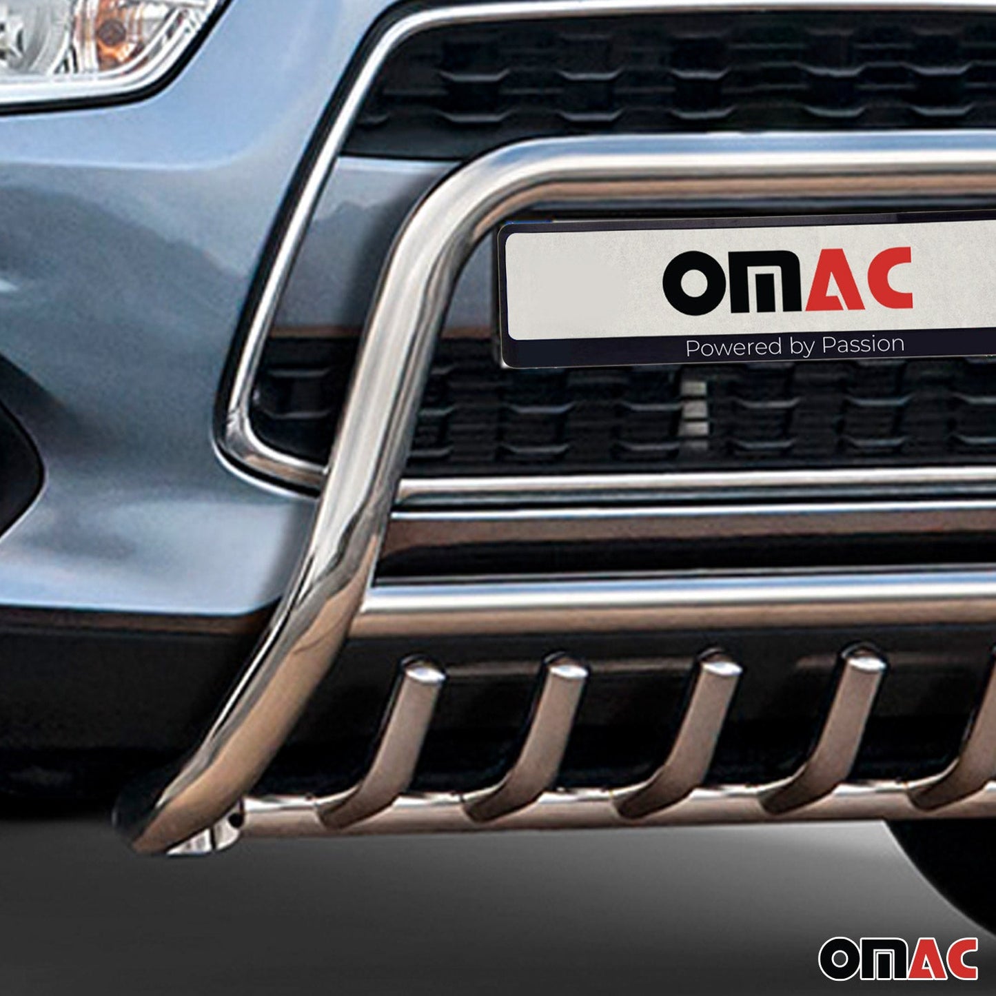 Bară de protecție/buton față pentru Mitsubishi ASX 2012-2017 cu ABE (omologare de tip germană) Oțel Argintiu