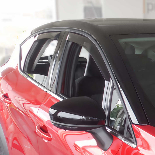 Windabweiser Regenabweiser für Renault Captur 2020-2025 Dunkel Acryl 4tlg