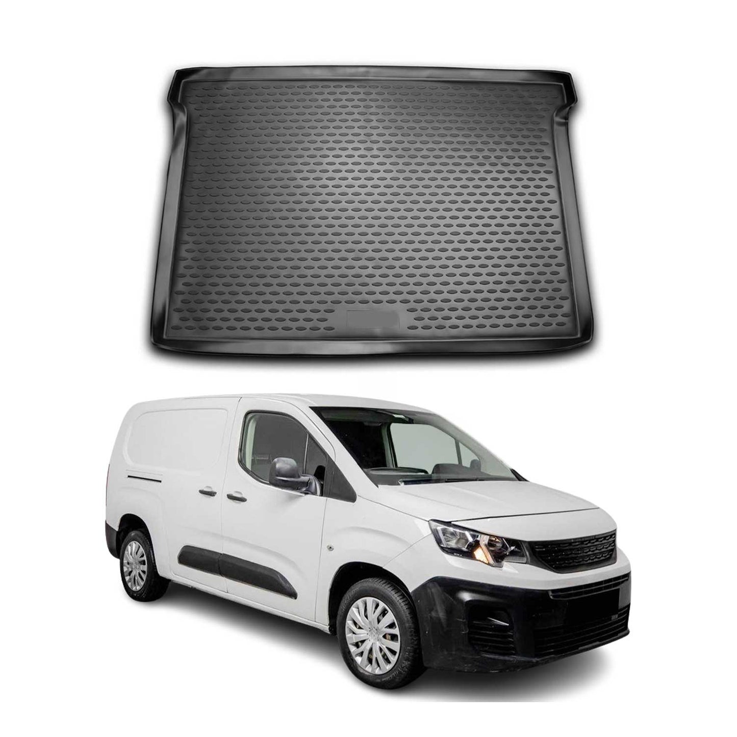 Kofferraummatte Kofferraumwanne für Peugeot Partner Tepee 2008-2021 Gummi TPE