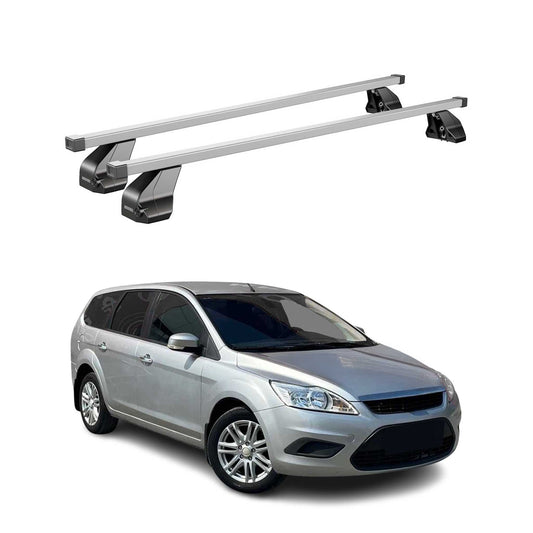 Menabo Dachträger Grundtäger für Ford Focus Turnier 2004-2011 75kg Stahl Grau 2x