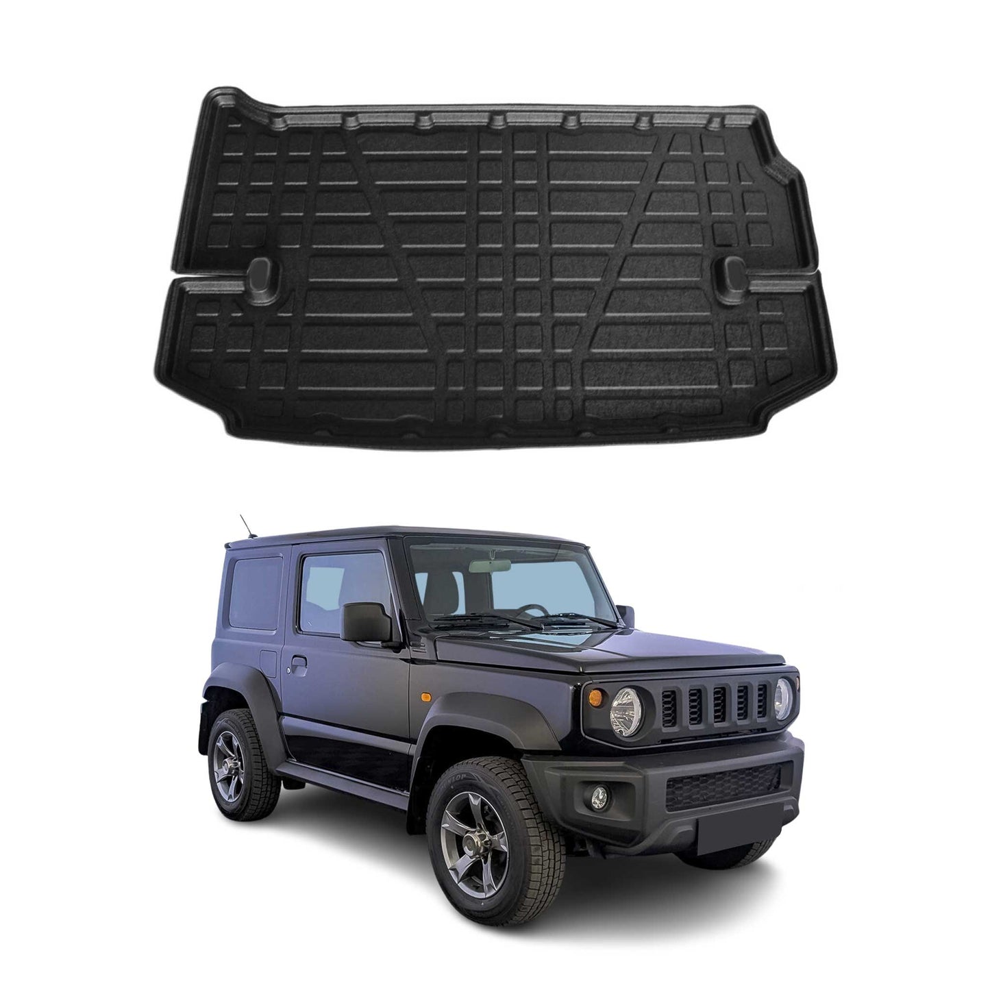 Protecție portbagaj/căptușeală pentru Suzuki Jimny 2019-2025, cauciuc TPE, negru
