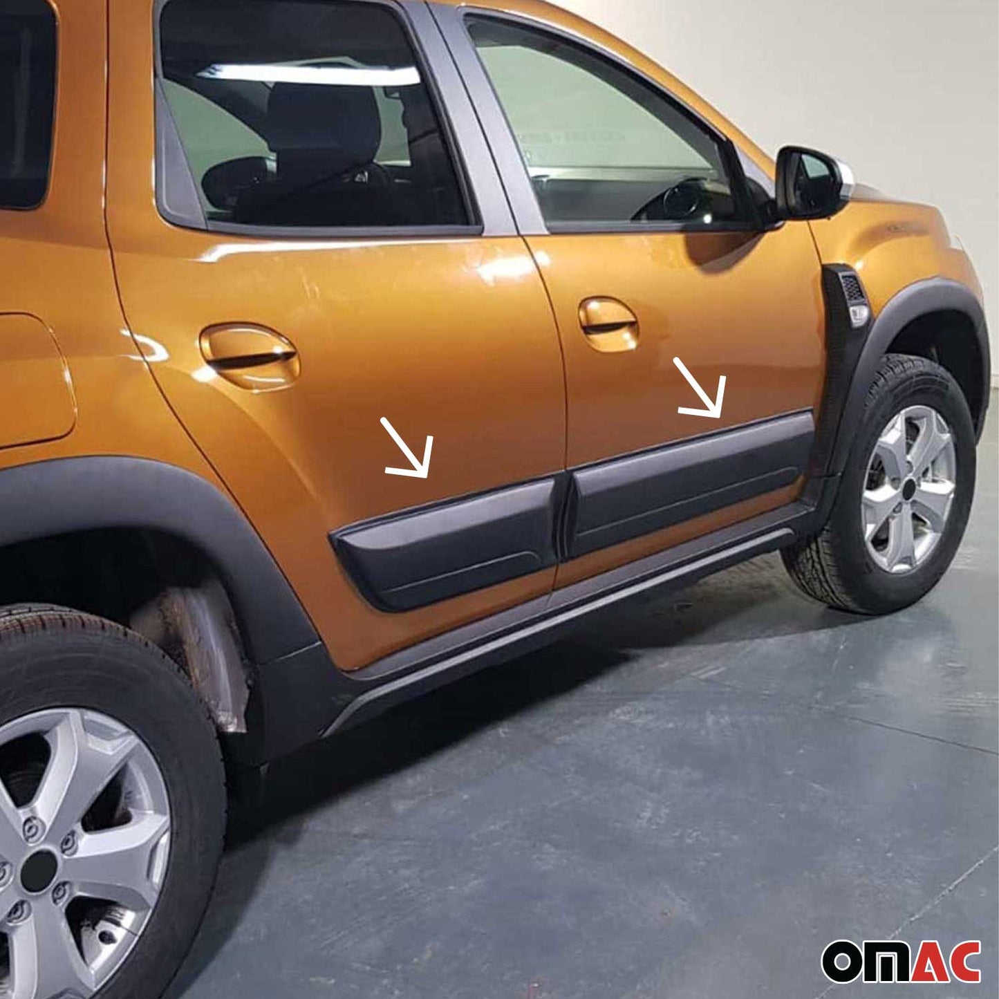 Türschutzleisten Seitenschutz 4x für Dacia Duster 2018-2024 ABS Schwarz 4tlg