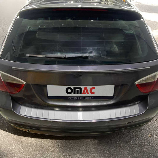 Protecție prag bara de protecție pentru BMW Seria 3 E91 Touring 2004-2012, crom periat