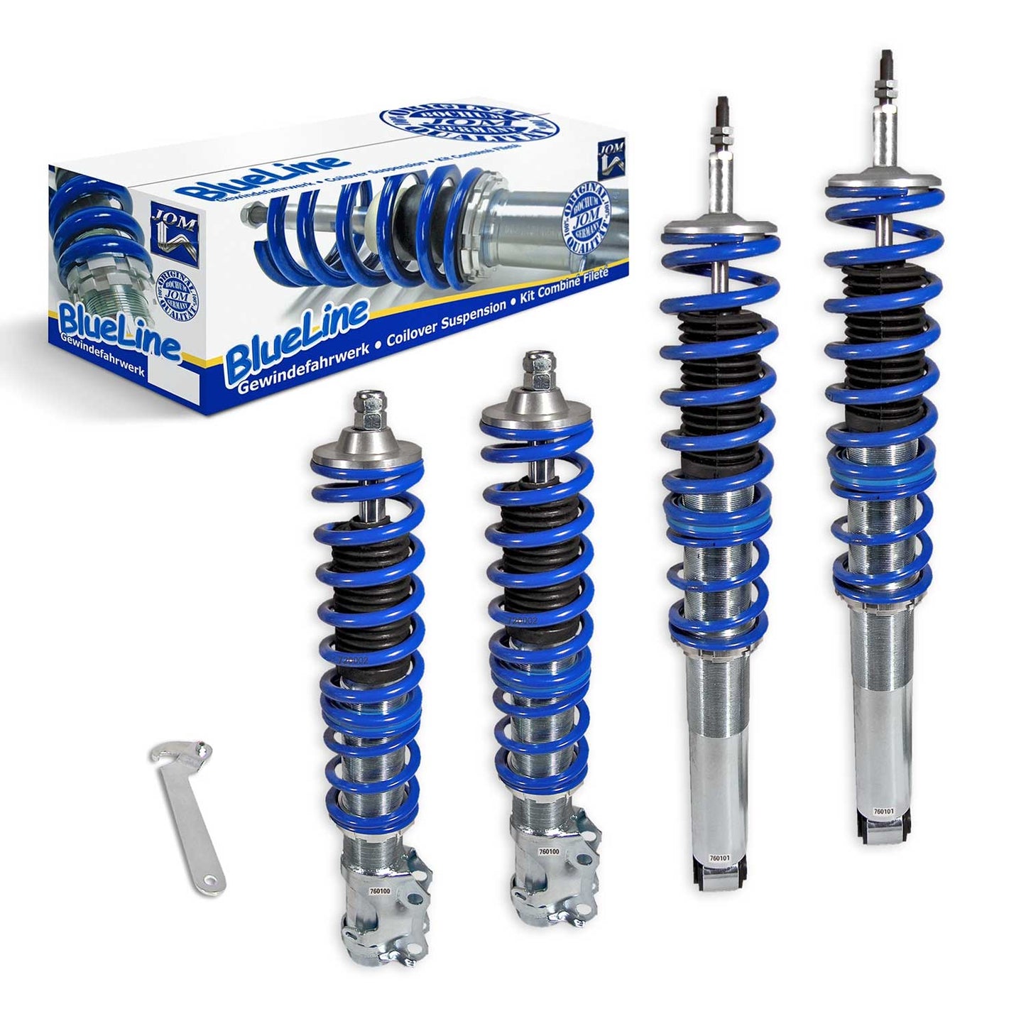 Kit de suspensie coilover JOM BlueLine pentru VW Golf 2 Golf 3 / Vento
