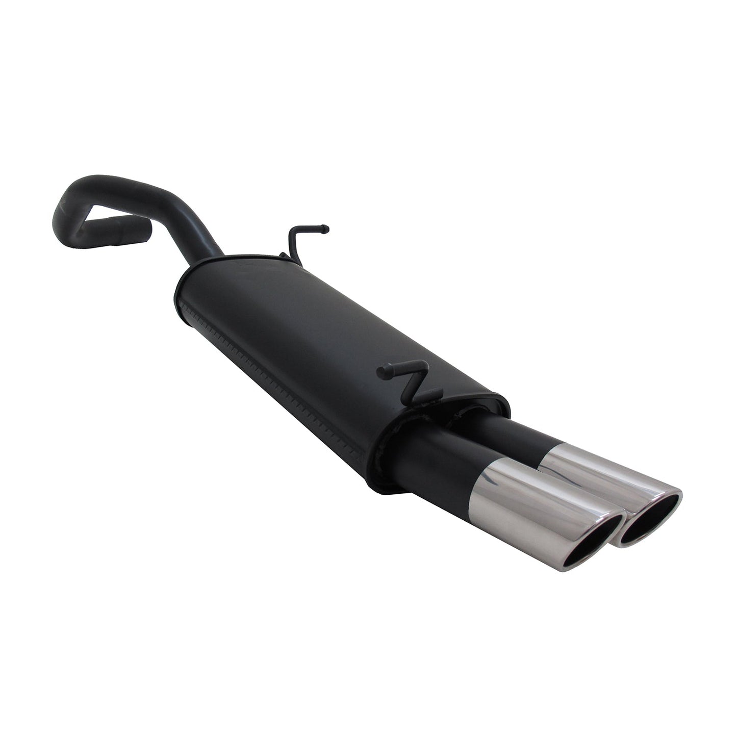 Novus Sportauspuff für Seat Ibiza 6L 2x76mm SR-Design Endschalldämpfer