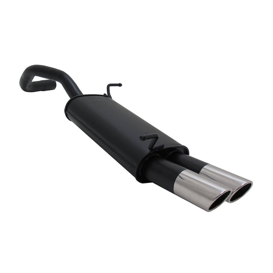 Novus Sportauspuff für Seat Ibiza 6L 2x76mm SR-Design Endschalldämpfer