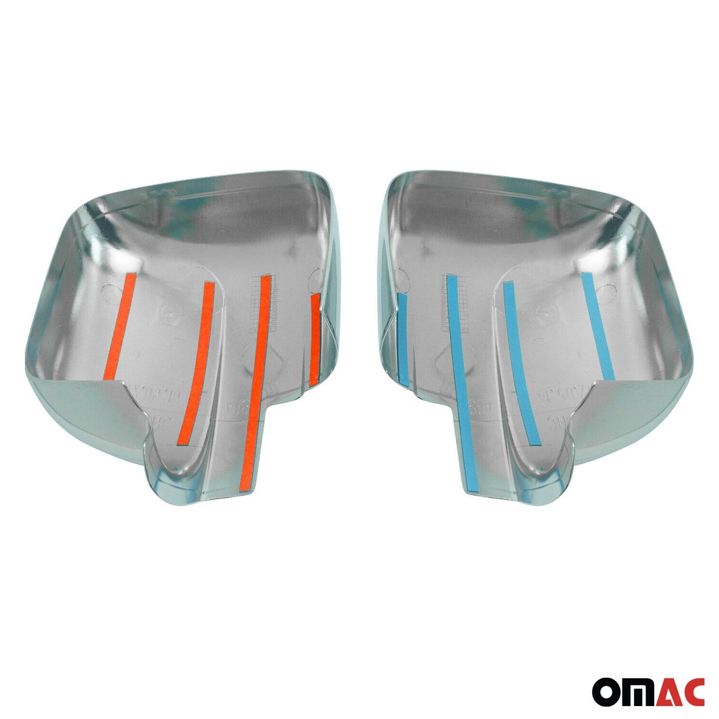 Capace/carcase oglinzi retrovizoare pentru Nissan NV300 2016-2024, cromate, ABS argintii, set 2 piese