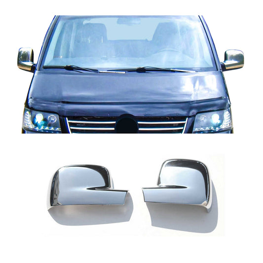 Spiegelabdeckung Spiegelkappen für VW Caddy III 2003-2015 Chrom 2 tlg