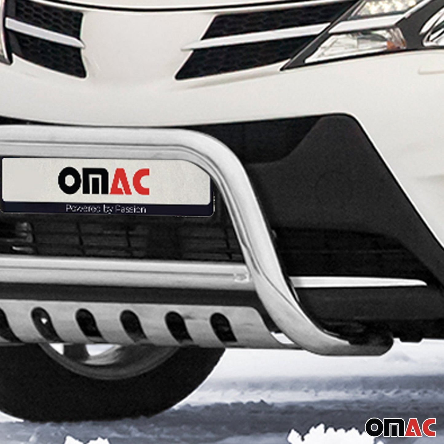 Bară de protecție/buton față pentru Toyota RAV4 2013-2015 cu ABE (omologare de tip germană) oțel inoxidabil argintiu