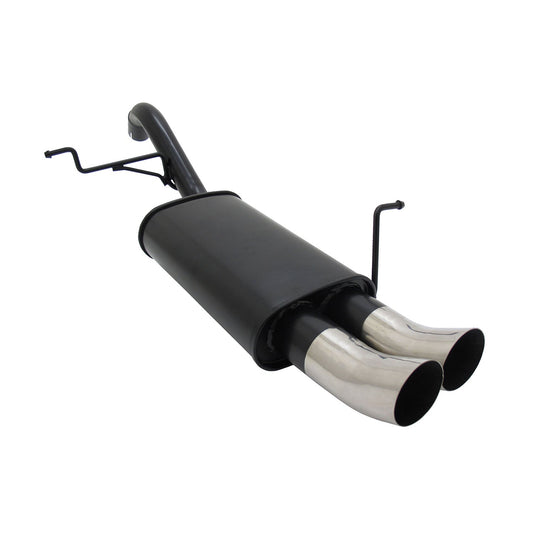 Evacuare sport Novus pentru Ford Fiesta MK7 JA8 1.25 / 1.4 / TDCI 2x76mm DTM cu ABE (omologare de tip germană). 