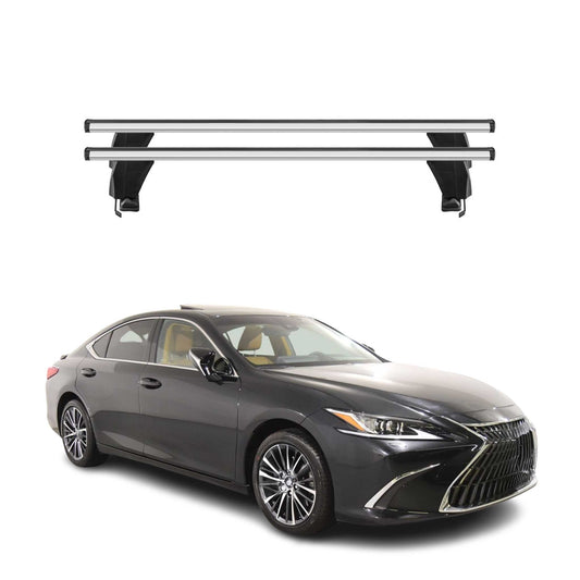 Menabo Dachträger Grundtäger für Lexus ES XZ10 2018-2025 50kg Alu Silber 2 tlg
