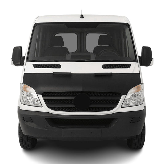 Haubenbra Steinschlagschutz für Mercedes Sprinter W906 2006-2013 Schwarz Halb