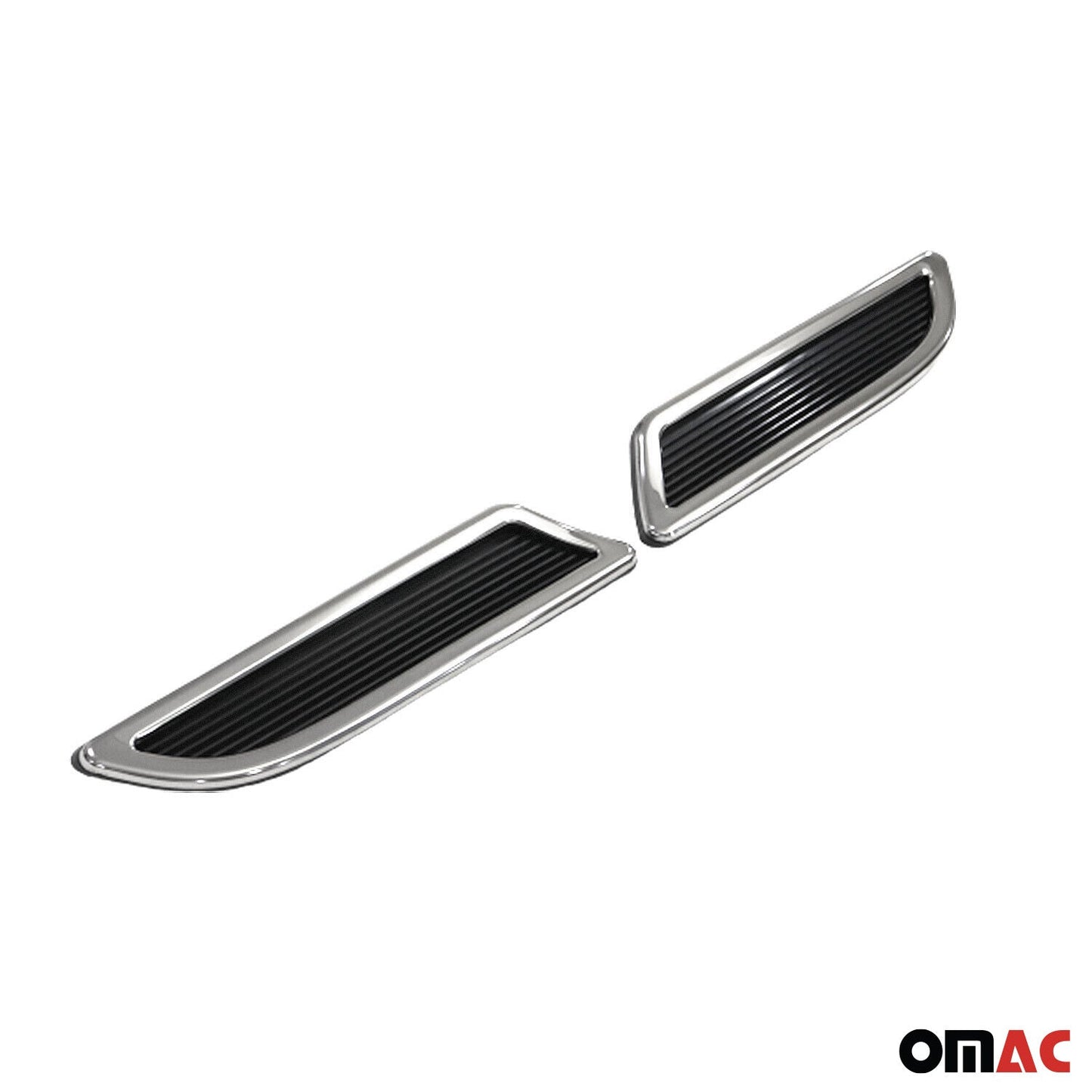 Stoßstangen Diffusor Auspuffrahmen für Renault Megane 2016-2025 Edelstahl Silber