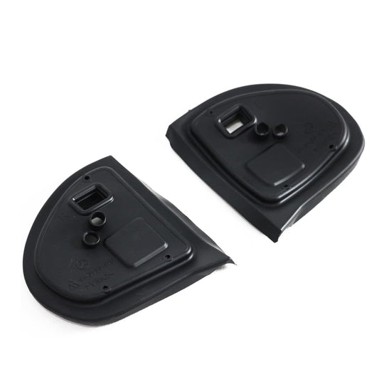 Außenspiegel Gummi für Mercedes C Klasse W203 2000-2007 Kunststoff Schwarz 2tlg