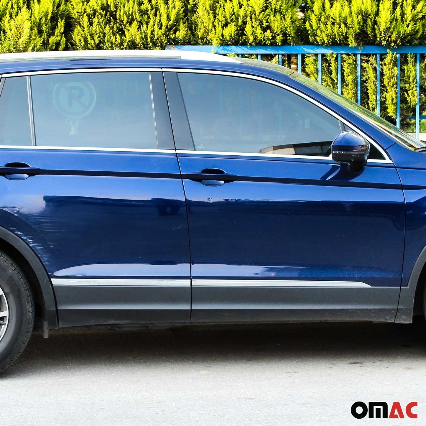 Seitentürleiste Türschutzleisten für VW Tiguan mk2 2016-2020 Pre-FL Chrom 4tlg