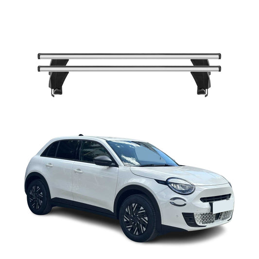 Menabo Portbagaj de plafon pentru Fiat 600E/600 2023-2025 Gri aluminiu 2 piese