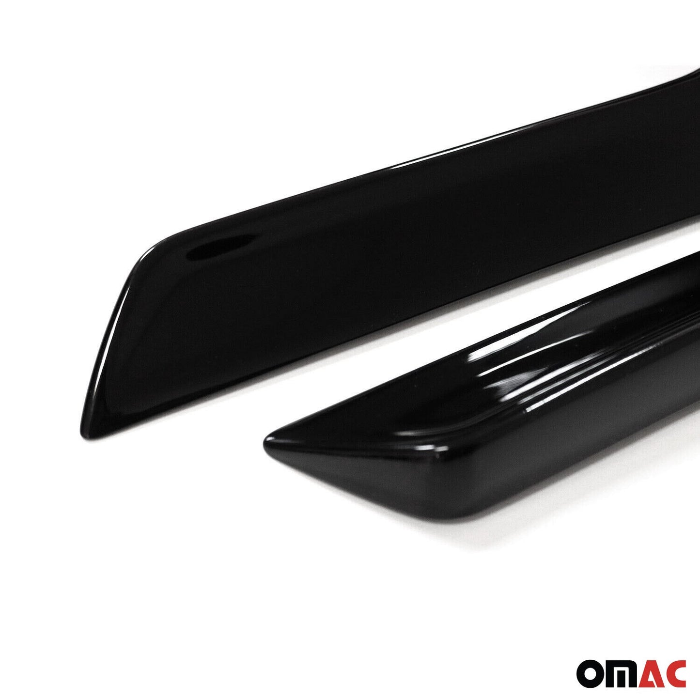 Benzi decorative pentru geamuri Seat Leon 3 2012-2020 ABS Negru Lucios Set 2 bucăți