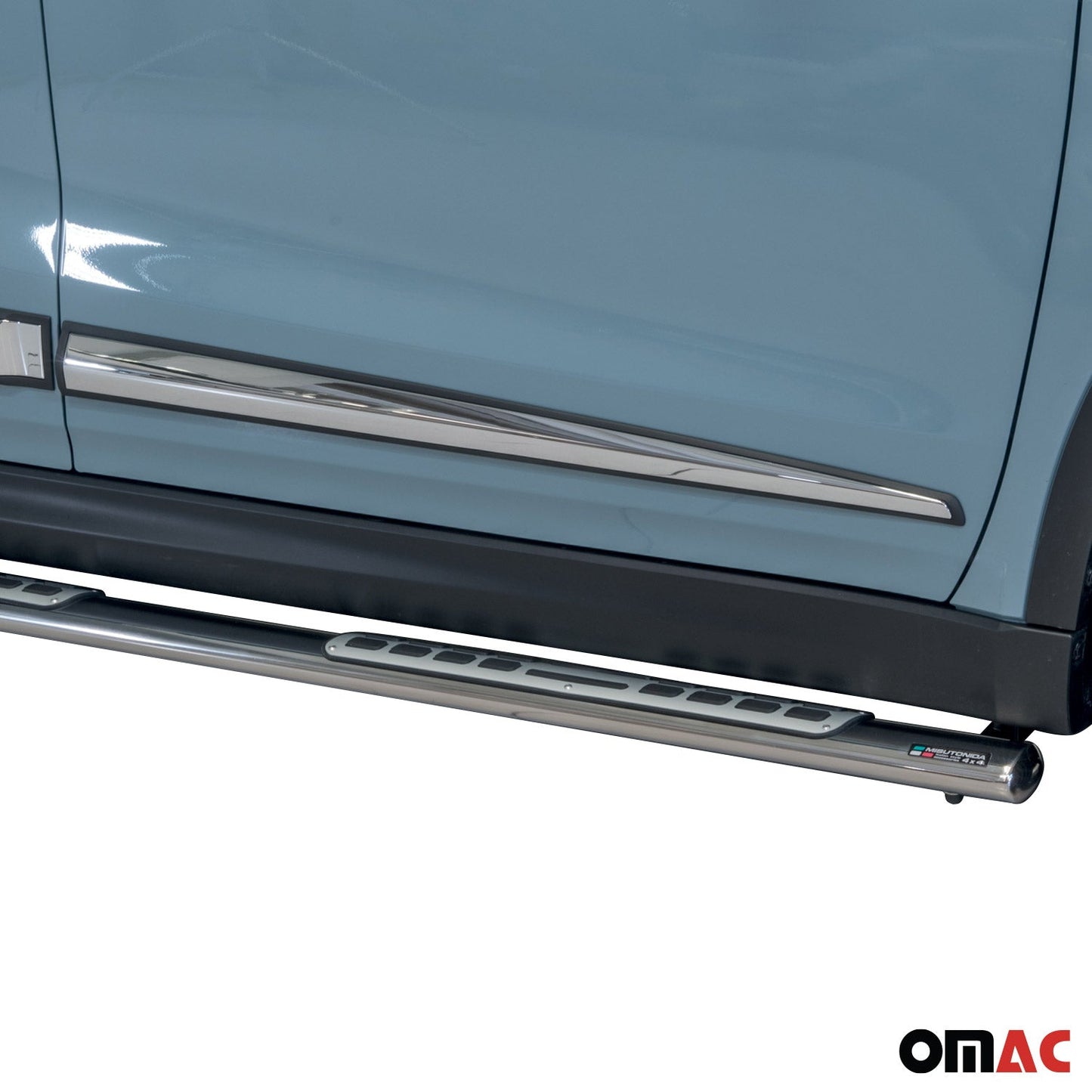 Praguri/praguri laterale din oțel inoxidabil pentru Suzuki Vitara 2019-2025, argintii