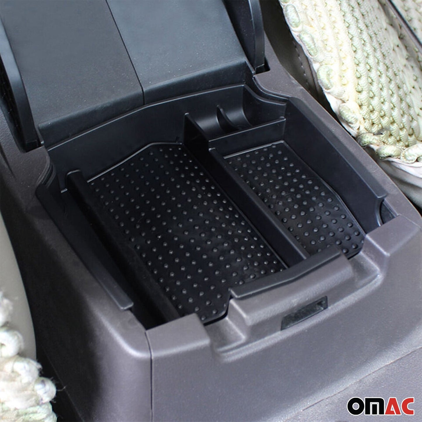 Armauflage Ablagebox Zentrale Storage-Box für Honda CR-V 2012-2019 ABS Schwarz