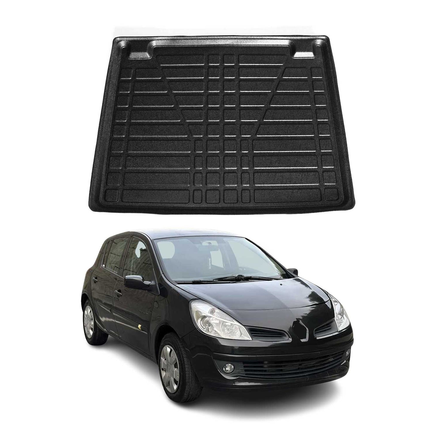 Protecție portbagaj/căptușeală pentru Renault Clio 2006-2012 Station Wagon, cauciuc TPE