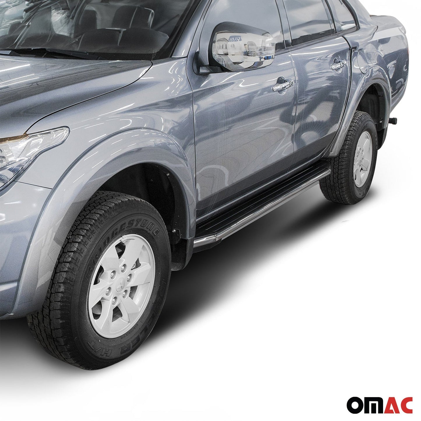 Trittbretter Seitenschweller für Mitsubishi L200 2015-2025 ABE Alu
