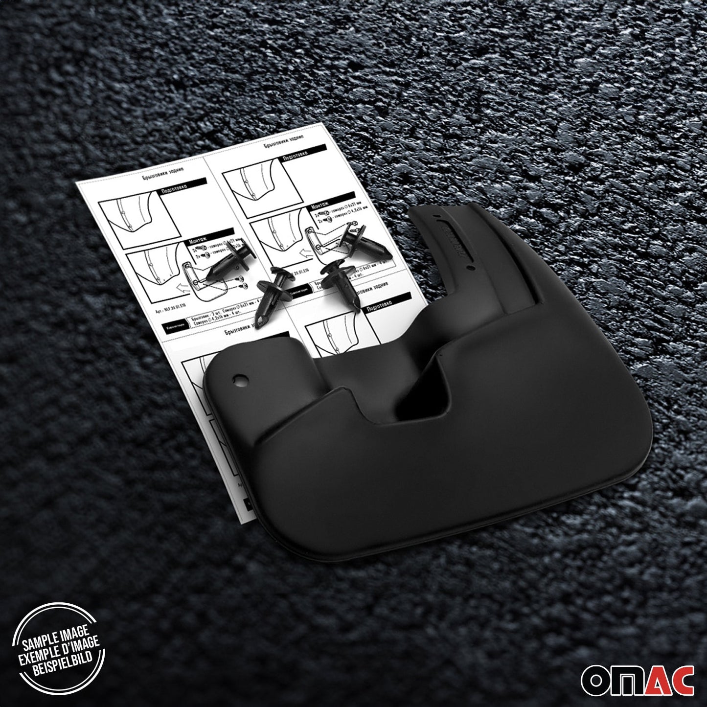 Schmutzfänger Kotflügel für Ford Focus Schrägheck 2011-2018 ABS Schwarz 4x