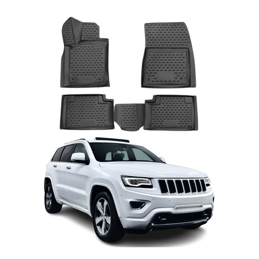 Covorașe cauciuc OMAC TPE negre 4x pentru Jeep Grand Cherokee 2013-2015