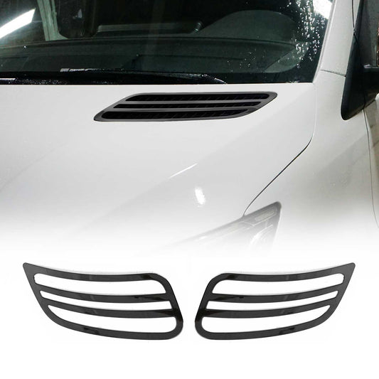 Benzi decorative grilă auto pentru Mercedes Sprinter 2018-2025, crom închis, 2x