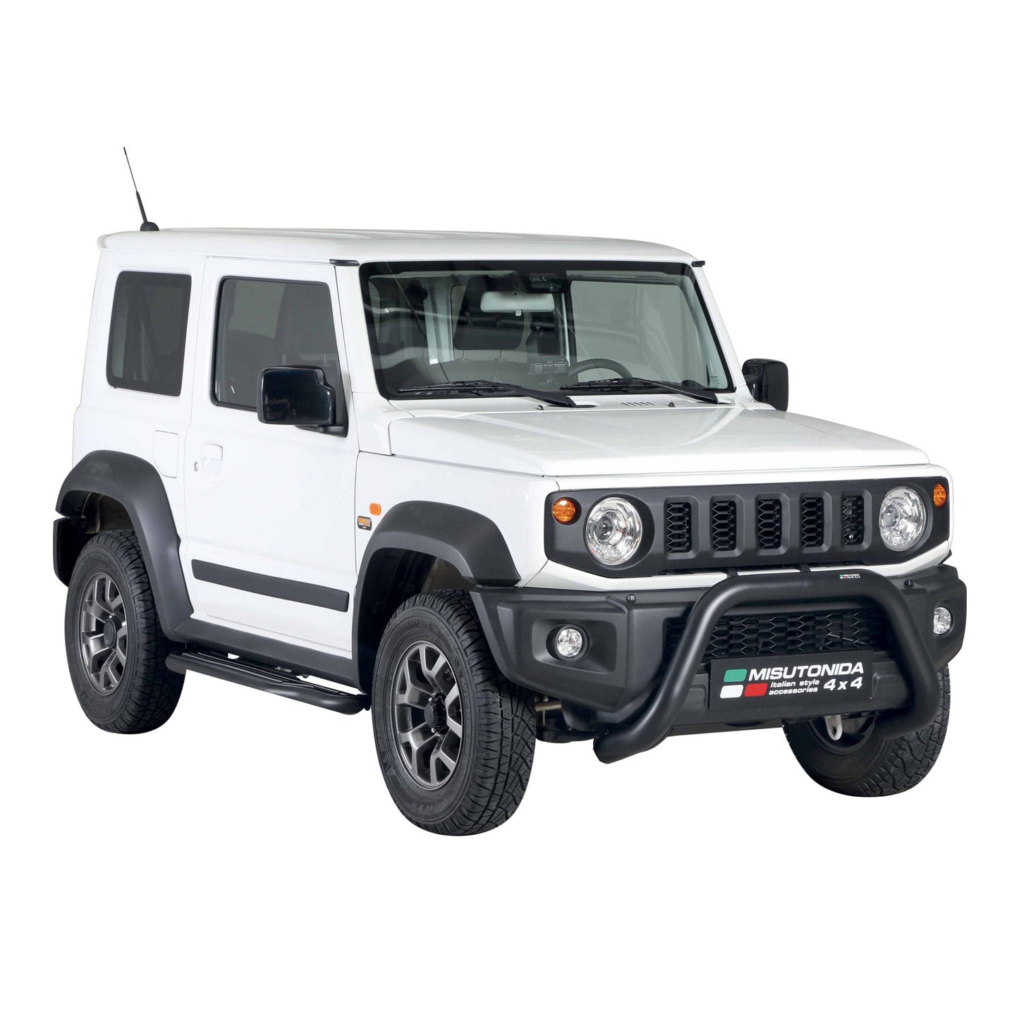 Frontbügel Frontschutzbügel für Suzuki Jimny 2018-2025 ø76mm Stahl Schwarz