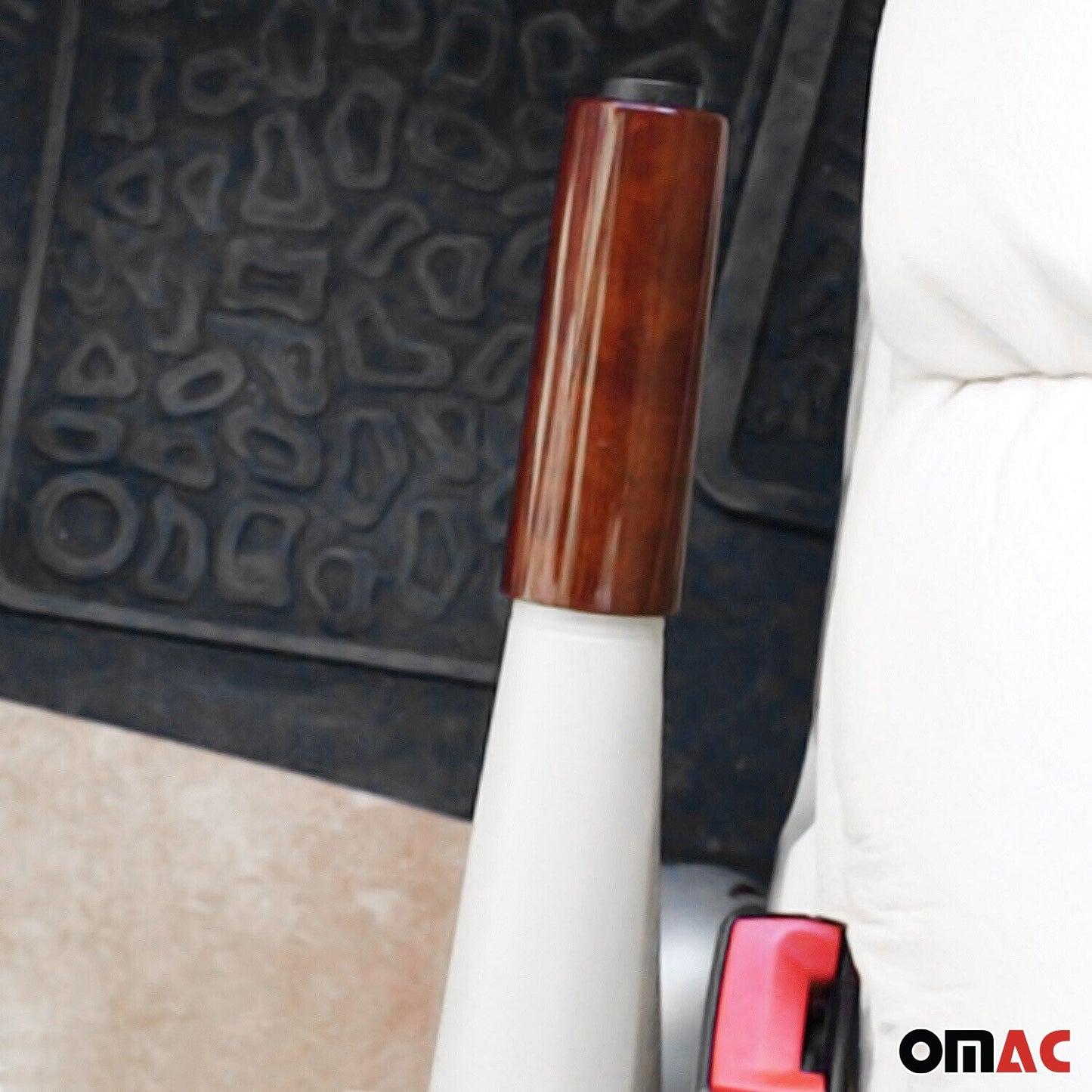 Schaltknauf Handbremsgriff Türgriff Blende für VW T5 2003-2015 Wurzelholz Satz