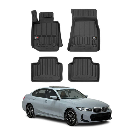 2019-2025 BMW 3er G20 G21 Fußmatten TPE Schwarz 4 tlg
