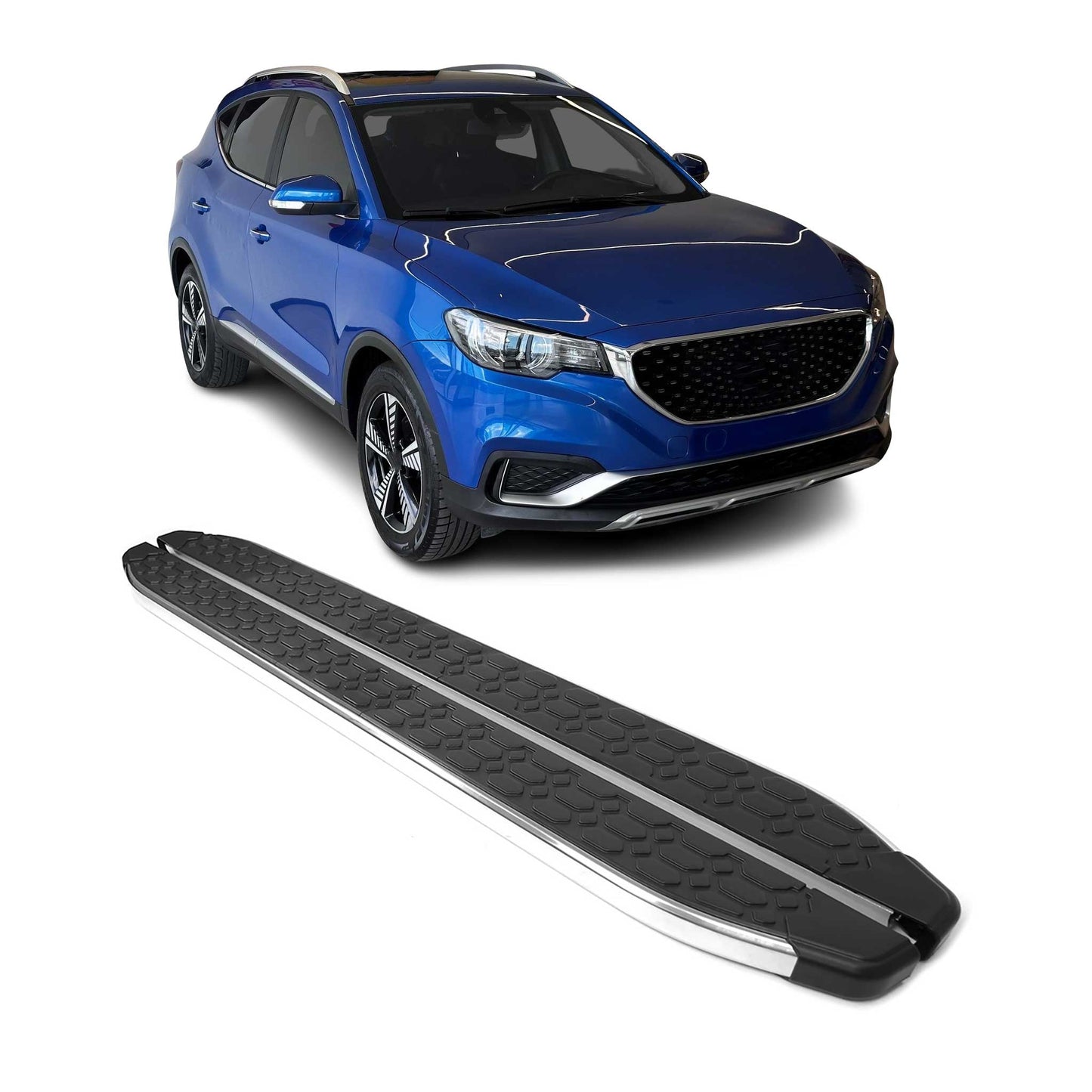 Trittbretter Seitenschweller für MG ZS-EV 2021-2025 Edelstahl Chrom 2 tlg