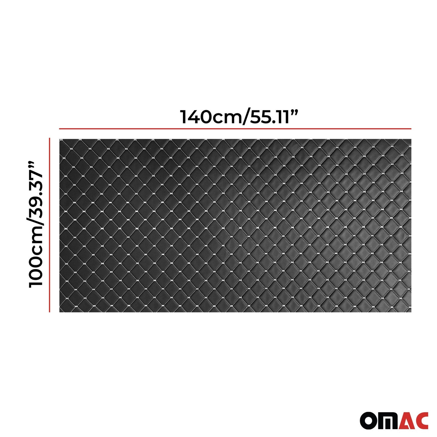 Polsterstoff Kunstleder Polster Autostoff Gesteppt Autopolsterstoff Grau