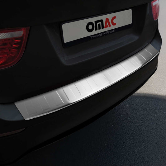 Ladekantenschutz Stoßstangenschutz für BMW X6 E71 2007-2014 Edelstahl Gebürstet