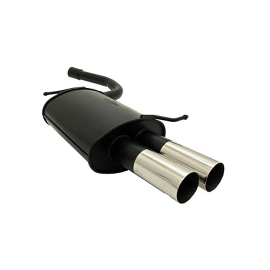 Novus Sportauspuff für Audi A4 B6 / 8E 2x76mm RL-Design Endschalldämpfer mit ABE