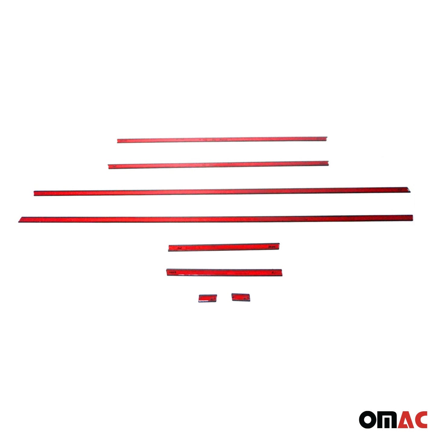 Seitentürleiste Türschutzleiste für Mercedes C Klasse W205 2014-2021 Alu 8x