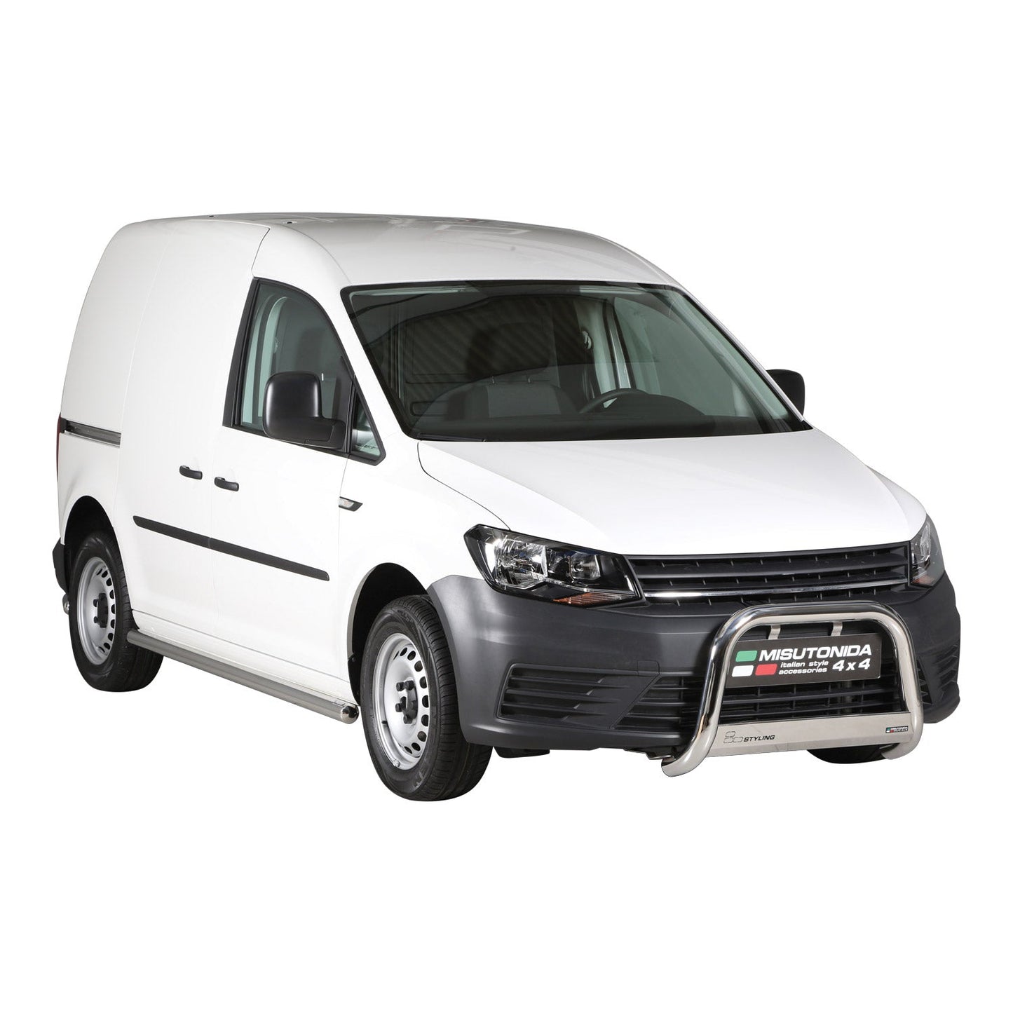 Frontbügel Frontschutzbügel für VW Caddy 2015-2020 ø63mm Stahl Silber Schutz