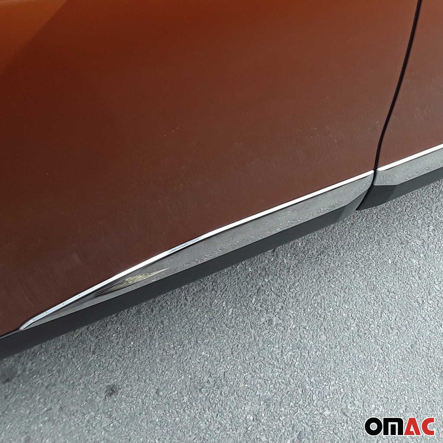 Seitentürleiste Türleisten Türschutzleiste für Peugeot 2008 2019-2025 Chrom 4x