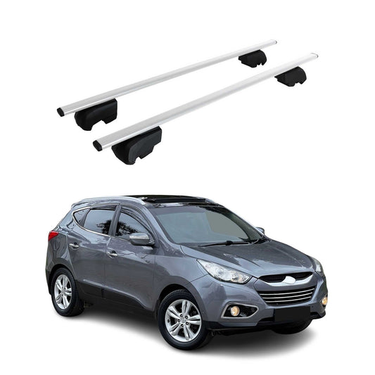Dachträger Gepäckträger für Hyundai iX35 2010-2015 Grundträger ABE Silber 2x