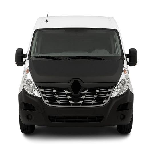 Haubenbra Bonnet Bra Steinschlagschutz für Renault Master 2010-2014 Schwarz 1tlg