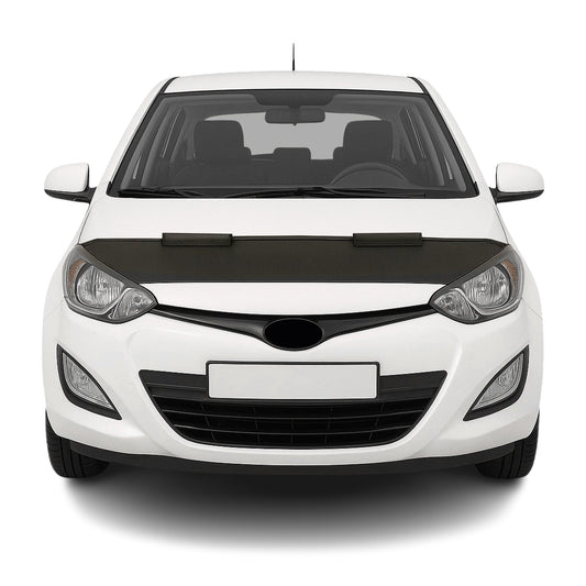Haubenbra Steinschlagschutz Bonnet Bra für Hyundai i20 2012-2014 Schwarz Halb
