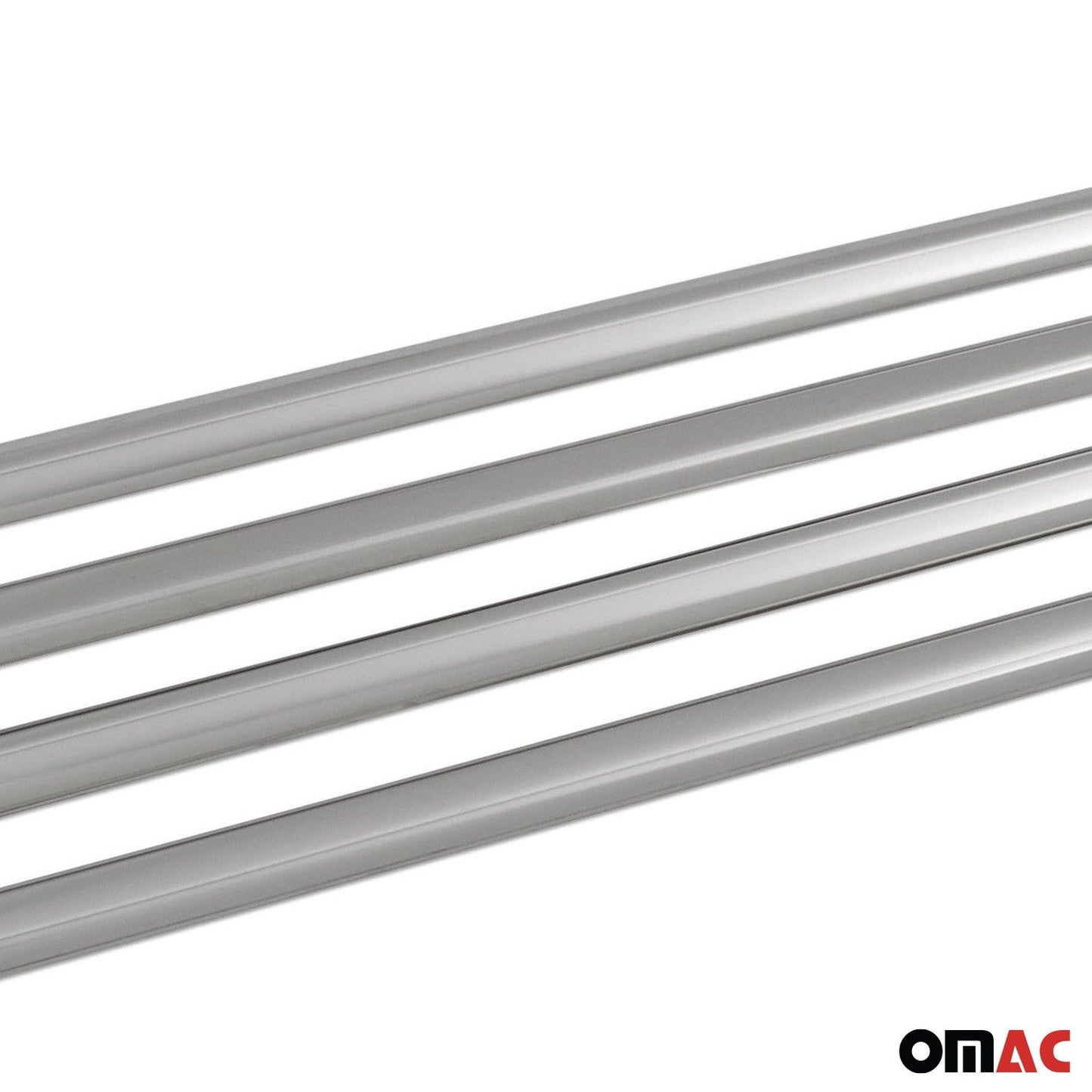 Benzi decorative pentru geamuri pentru Renault Megane 2002-2009 hatchback, cromate, set 4 piese