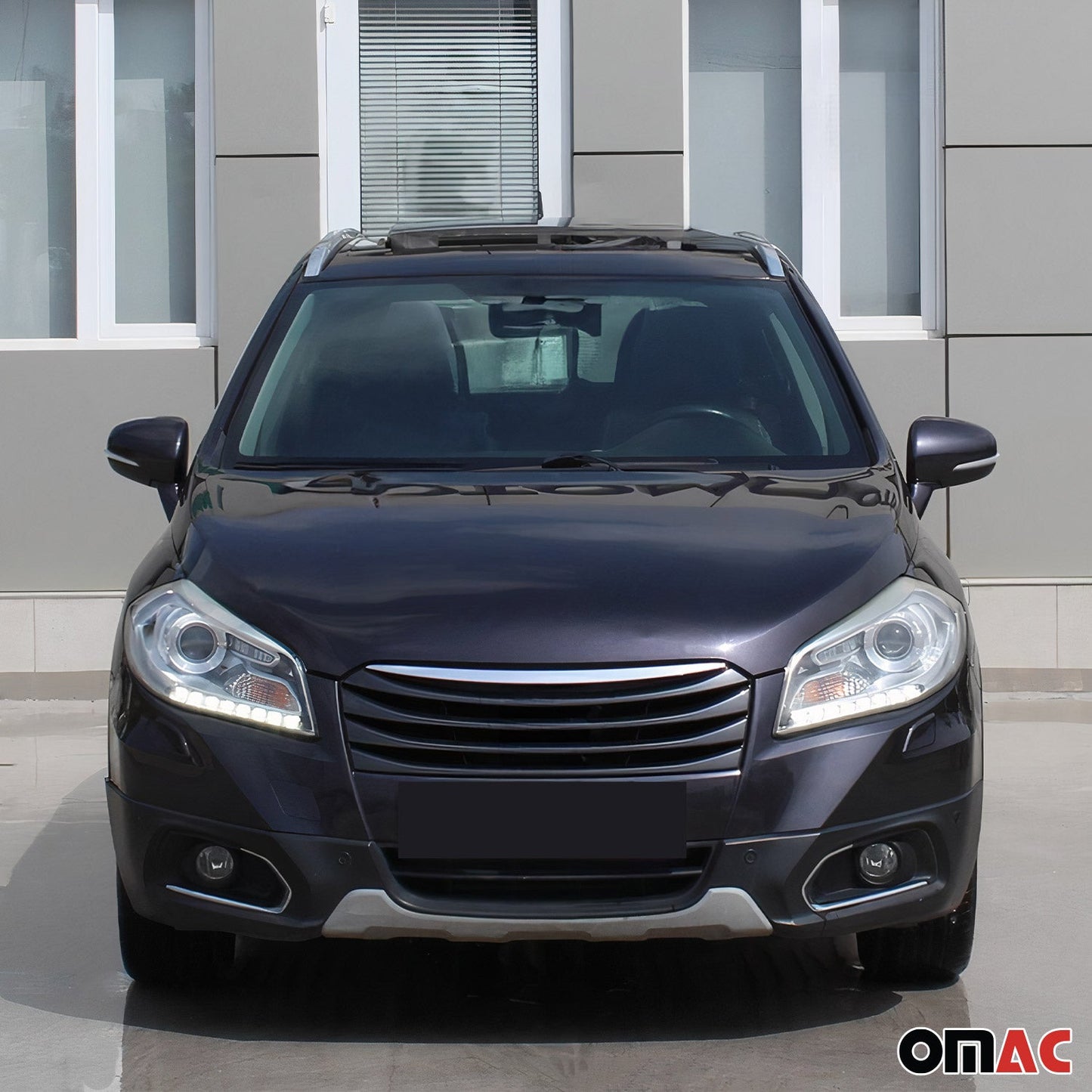 Kühlergrill Leisten Grillleisten für Suzuki SX4 S-Cross 2013-2025 Chrom Silber