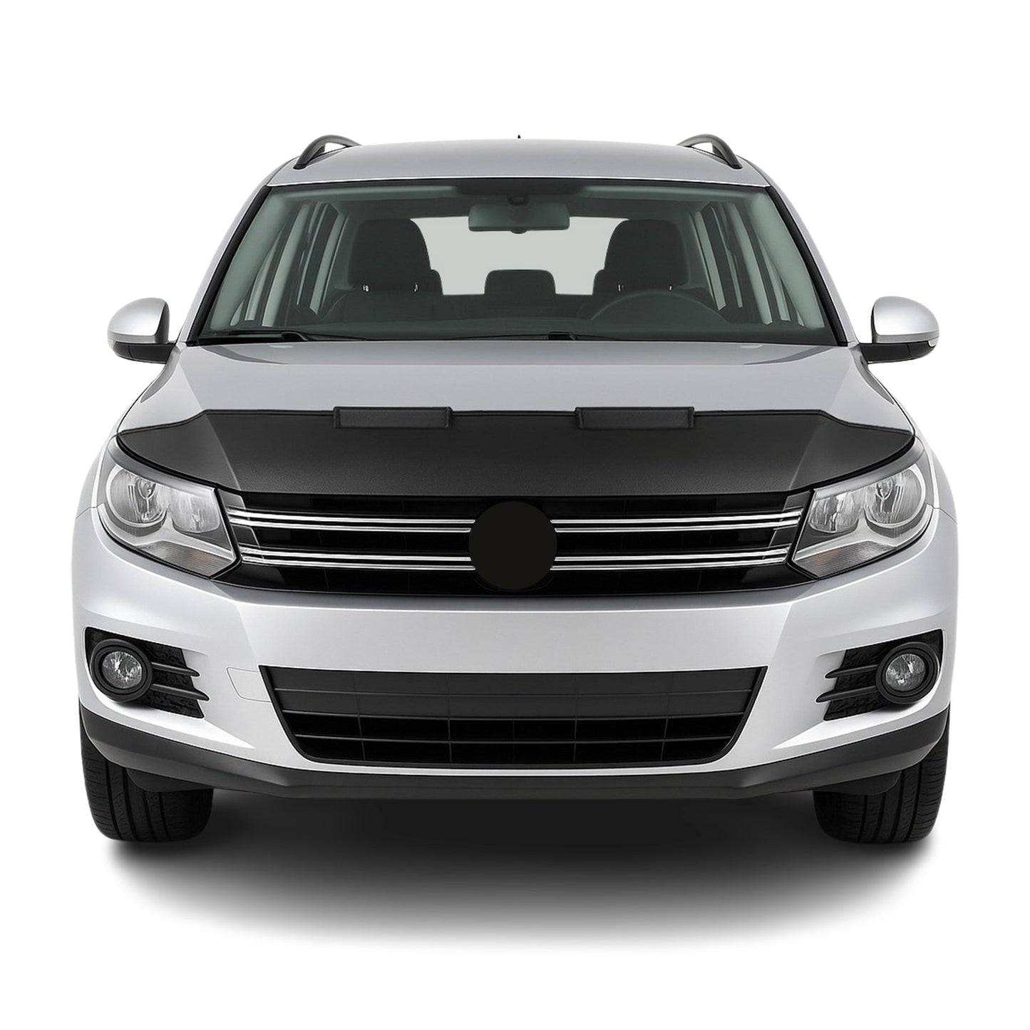Protecție capotă anti-ciobituri pentru VW Tiguan 2007-2016, jumătate neagră