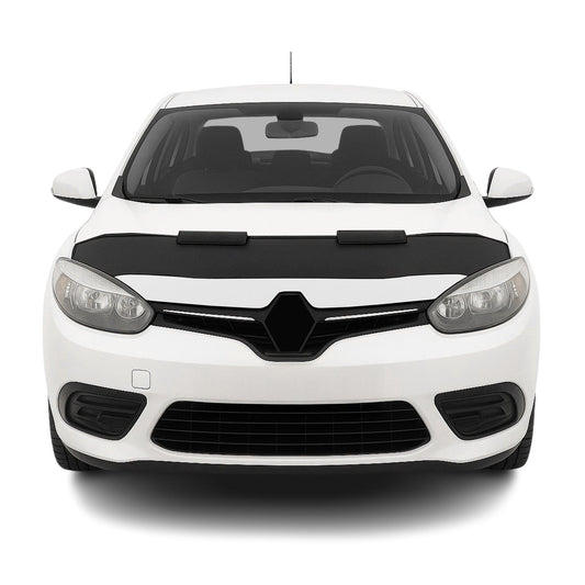 Haubenbra Steinschlagschutz für Renault Fluence 2010-2015 Schwarz Halb