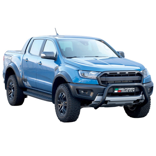 Bară de protecție/buton față pentru Ford Ranger Raptor 2019-2025, ø76mm, oțel, negru