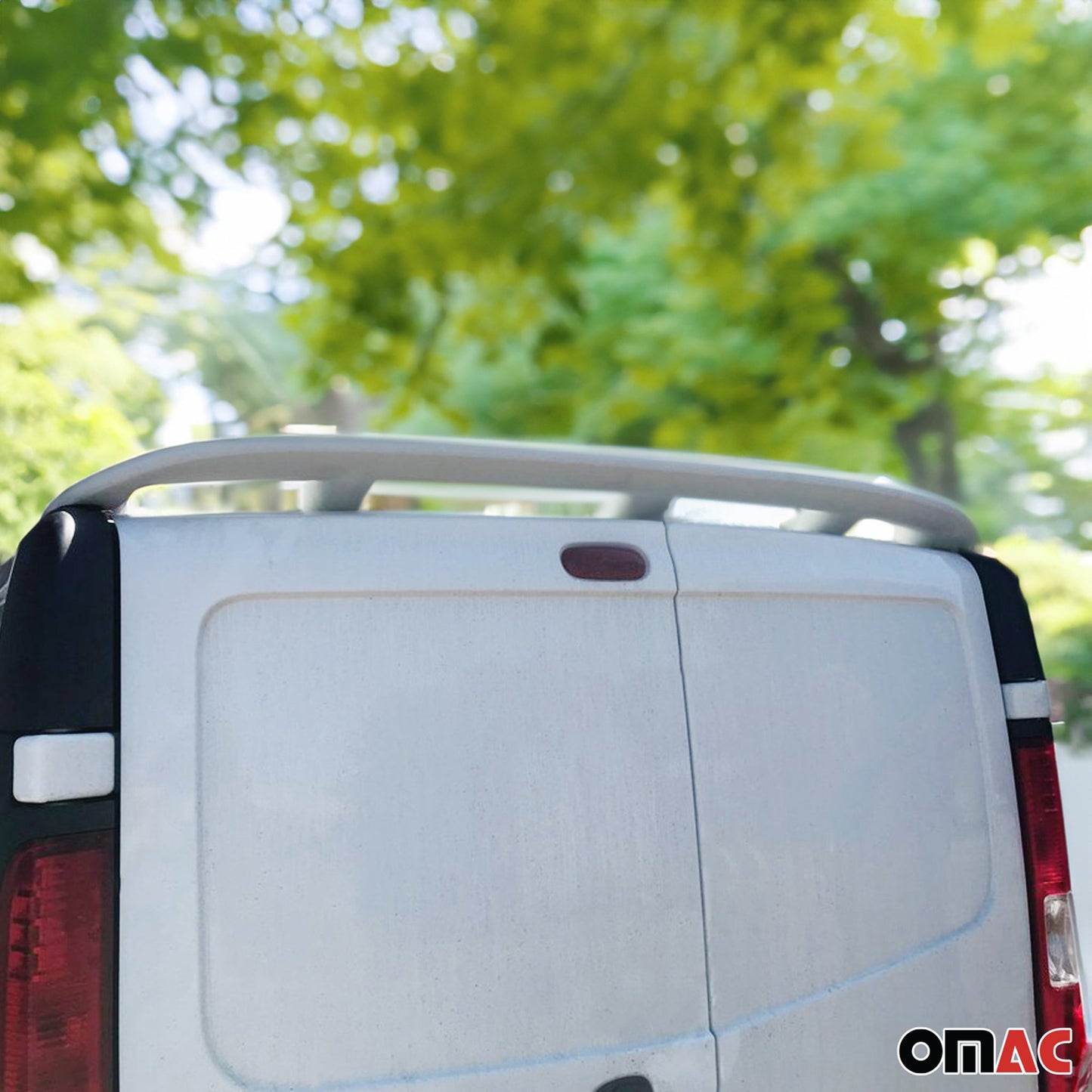 Eleron spate, aripă spate, margine spate pentru Renault Trafic 2001-2010, ABS alb, 1 bucată