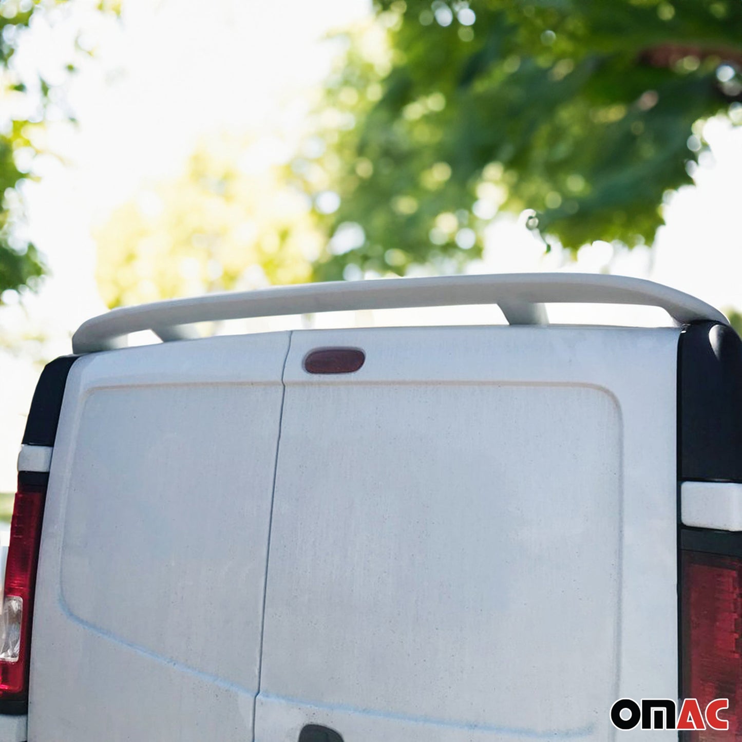 Eleron spate, aripă spate, margine spate pentru Renault Trafic 2001-2010, ABS alb, 1 bucată